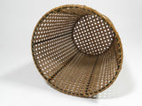 Waste Paper Basket Woven Cane