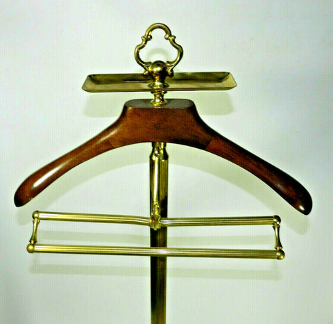 vintage Italian brass coat rack